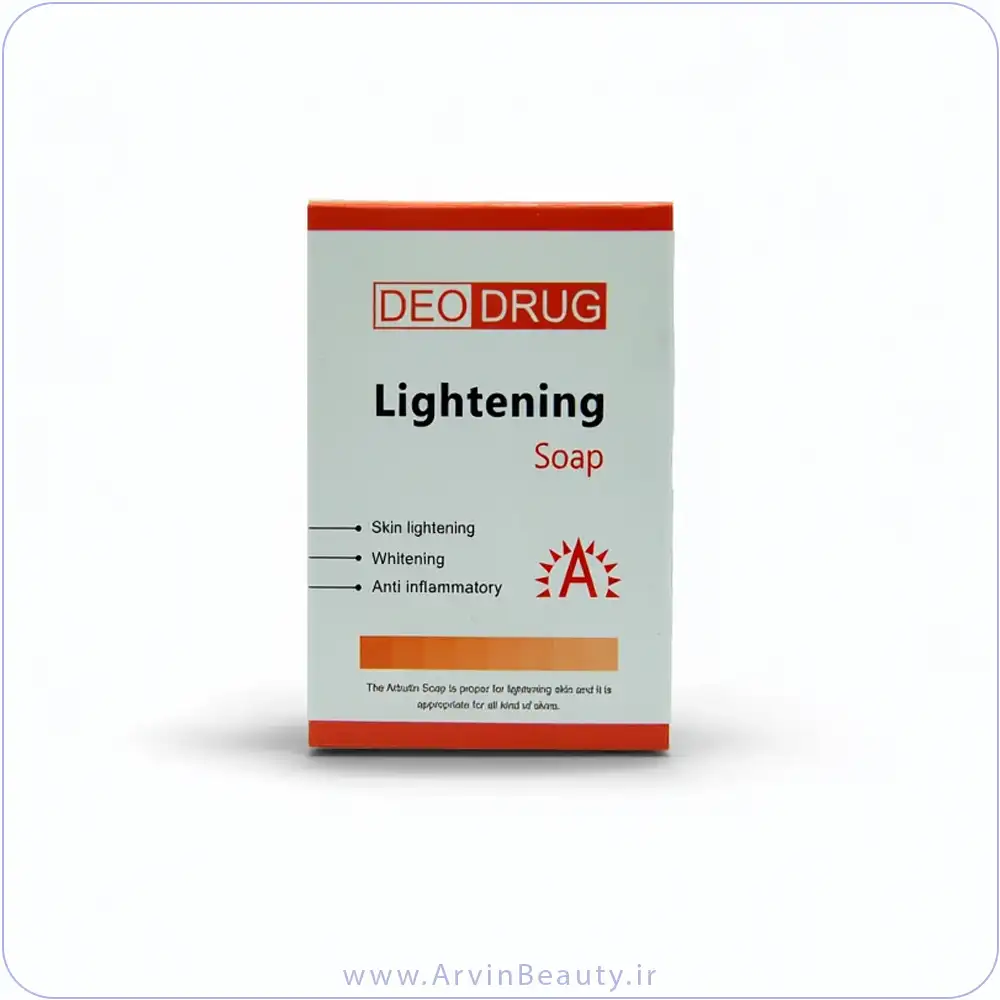 deodrug-anti-spot-brightening-soap-90g صابون ضد لک و روشن کننده صورت و بدن دئودراگ وزن 90 گرم